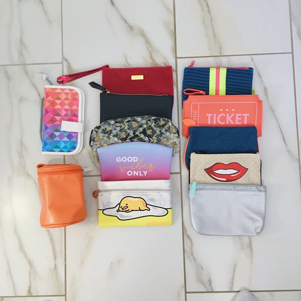 MAKEUP BAG BUNDLE-Sephora, real techniques, Ipsy